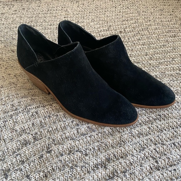 Vince Camuto Ankle Booties in Black Suede - Picture 2 of 6